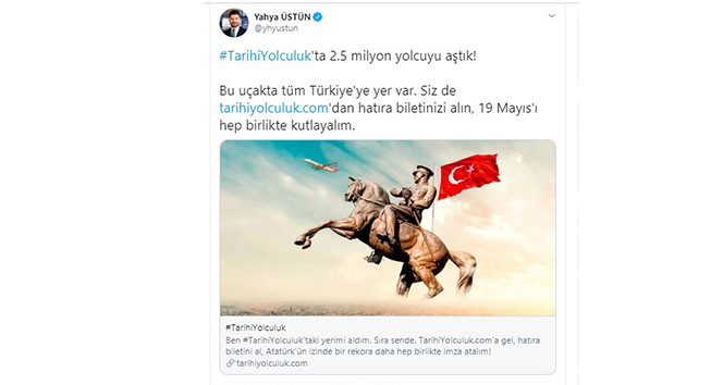 THY’DE REKOR UÇUŞ