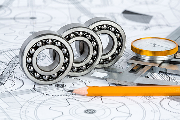 Technical drawings with the Ball bearings