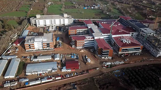 AB BÜYÜKELÇİSİNİN YENİ KİLİS DEVLET HASTANESİ İNŞAATI GEZİSİ