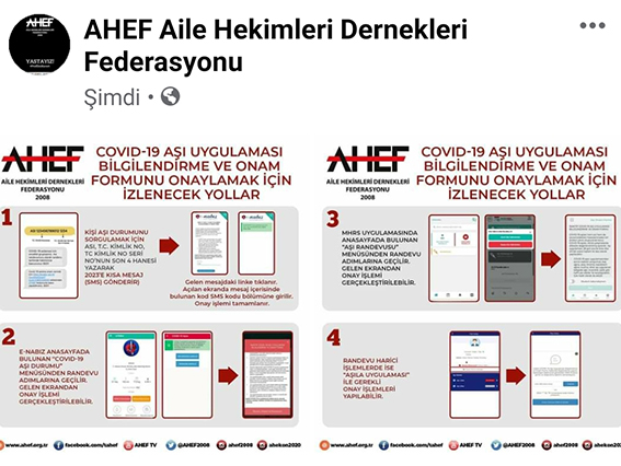 COVI19 AŞI ONAM FORMUNU ONAYLAMAK İÇİN İZLENECEK YOLLAR
