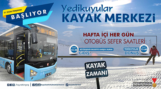 YEDİKUYULAR’A OTOBÜS SEFERLERİ BAŞLIYOR