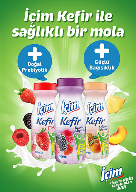 İÇİM KEFİR İLE SAĞLIKLI BİR MOLA