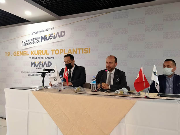 MÜSİAD ANTALYA’DA GÖKSU GÜVEN TAZELEDİ