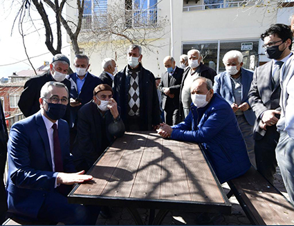 Başkan Güngör'ün ziyareti