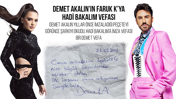 DEMET AKALIN FARUK K PEÇETE İMZA