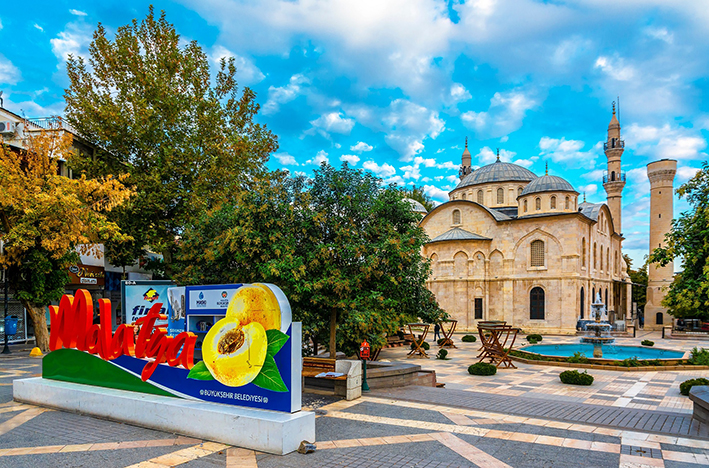 Malatya,,Turkey,-,October,31,,2017,:,Yeni,Mosque,View