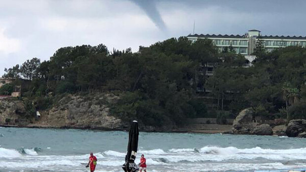 Alanya'da korkutan 3 hortum