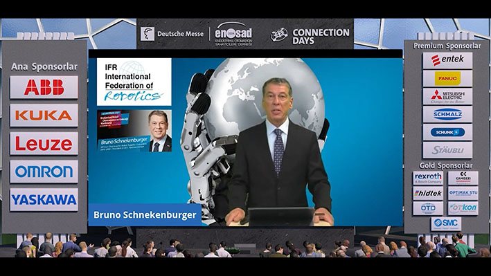 Uluslararası Robot Federasyonu Başkan Yardımcısı Bruno Schnekenburger_111414646