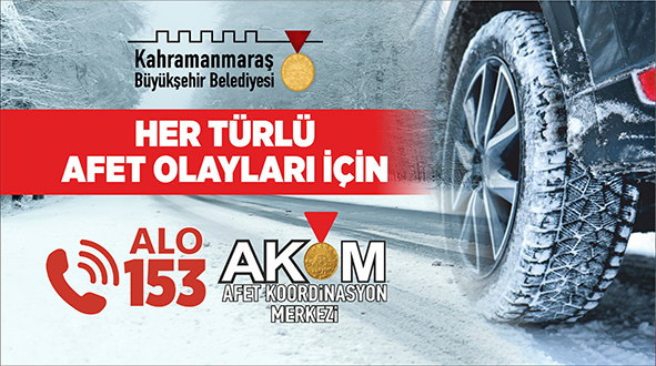 AFET KOORDİNASYON MERKEZİ’NE ALO 153 İLE KOLAY ULAŞIM