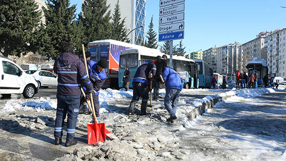 Karla Mücadele Yaya Yolları Hastane ve Meydanlar (2)