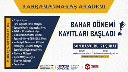 AKADEMİ’DE BAŞVURU SÜRESİ UZATILDI