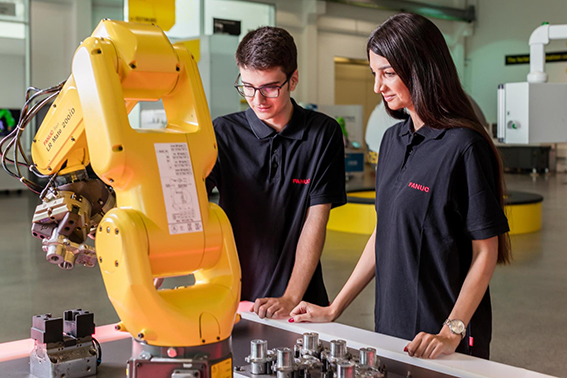 Human resources / apprentice photo with person. High resolution.