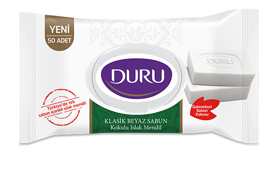 Duru Klasik Sabun Kokulu Islak Mendil 50 ADT- 15.50 TL.