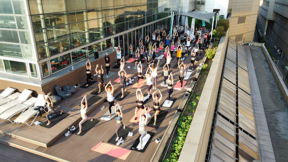 Mars Athletic Yoga Festivali’ne 500 kişi katıldı