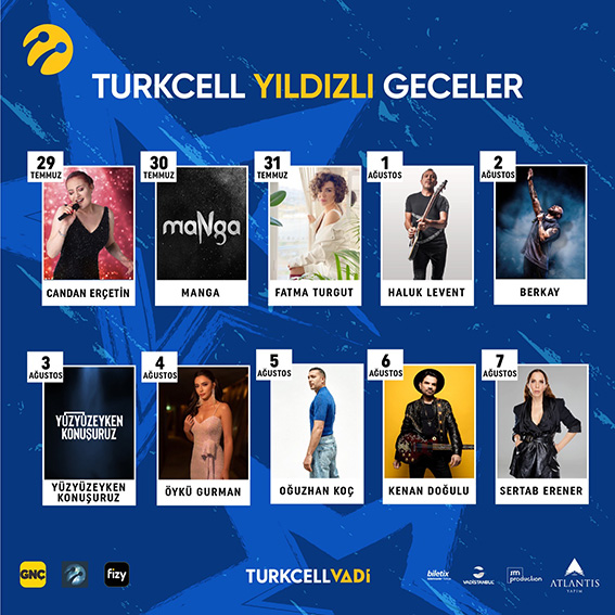 Turkcell Yıldızlı geceler afiş_091331649