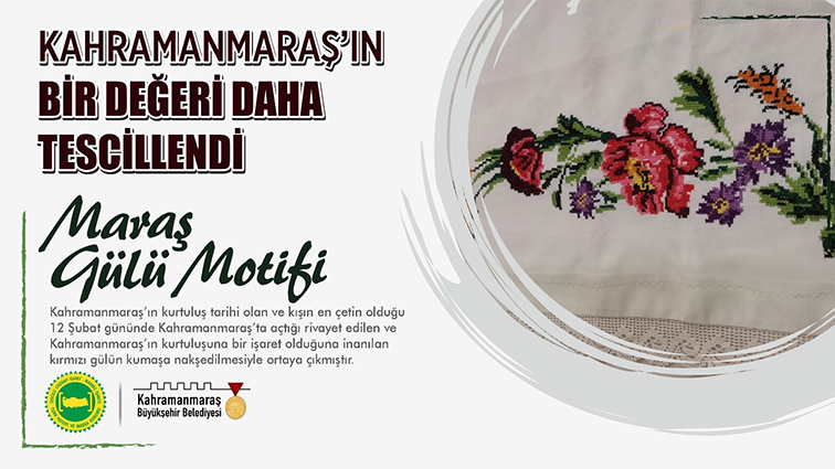 Maraş Gülü Motifi