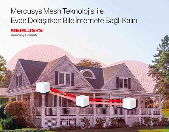 MERCUSYS MESH SISTEMLERI YENILENDI, GÜÇLENDI