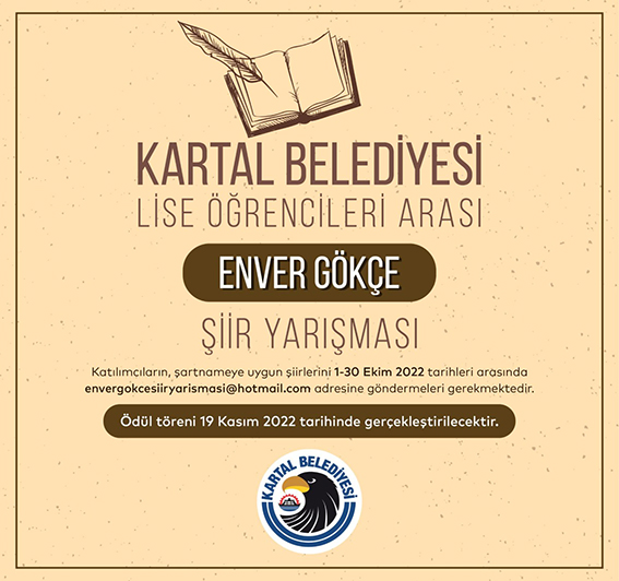 Kartal_Belediyesi’nden_Lise_Öğrencileri_Arası_Enver_Gökçe_Şiir_Yarışması