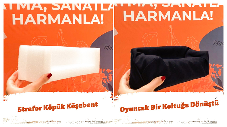 ÇOCUKLARDA ÇEVRE BİLİNCİ OLUŞTURURKEN YARATICILIĞI DA ÖNE ÇIKARAN ATÖLYE, TATİL BİTİMİNE DEK SÜRECEK