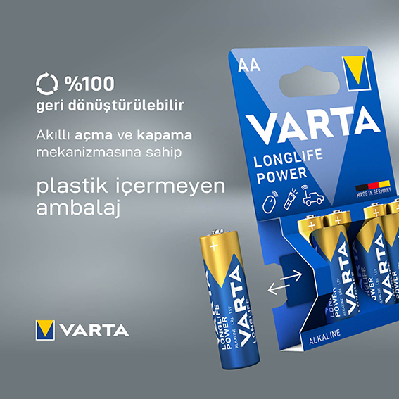 PERFORMANSI YÜKSEK ŞIK SERİ: VARTA ALÜMİNYUM LIGHT PRO EL FENERLERLERİ
