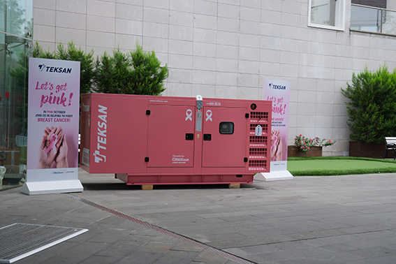 TEKSAN PEMBE JENERATÖR İYİLİK İÇİN ÇALIŞIYOR