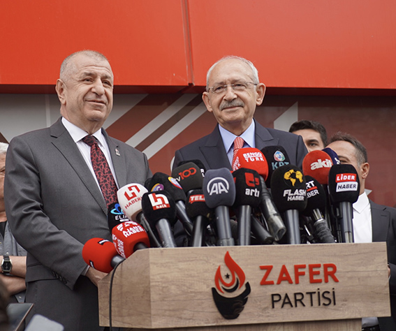 “ZAFER PARTİSİ OLARAK KEMAK KILIÇDAROĞLU’NU DESTEKLİYORUZ”