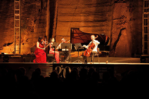 Metropolis Piano Quartet Gümüşlük’te festival sahnesindeydi