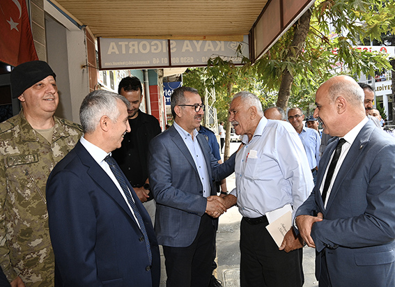 Başkan Güngör ve Vali Ünlüer, Andırın’da Ziyaret ve İncelemelerde Bulundu