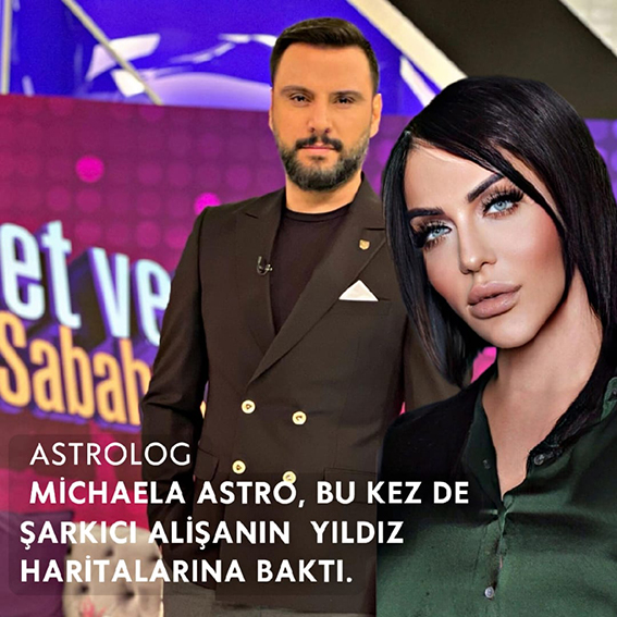 Ünü astrolog Michaela Astro, bu kez de Şarkıcı Alişanın yıldız haritalarına baktı.