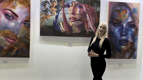 Simay Kışlaoğlu, World Art Dubai’de Kadın Gücünü Yansıttı