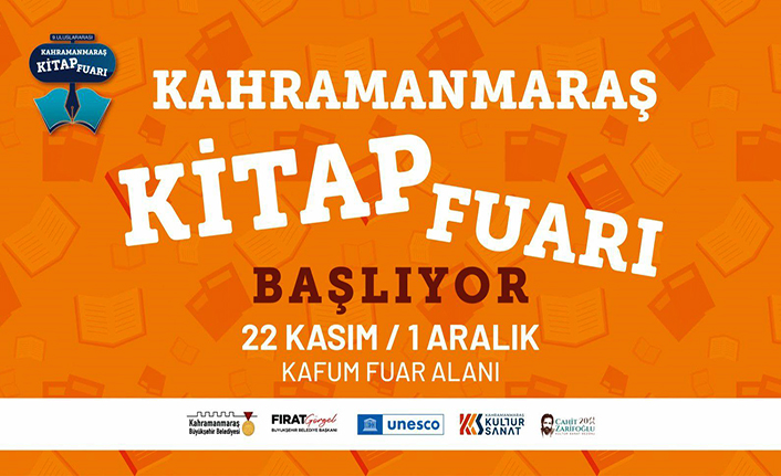 KAHRAMANMARAŞ KİTAP FUARI 22 KASIMDA KAPILARINI AÇIYOR!