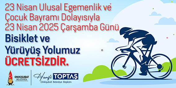 Onikişubat Belediyesi’nden çocuklara ikinci 23 Nisan müjdesi