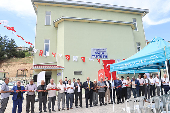 GÖLLÜ MAHALLESİ’NDE CAMİ VE SOSYAL TESİS DUALARLA HİZMETE AÇILDI