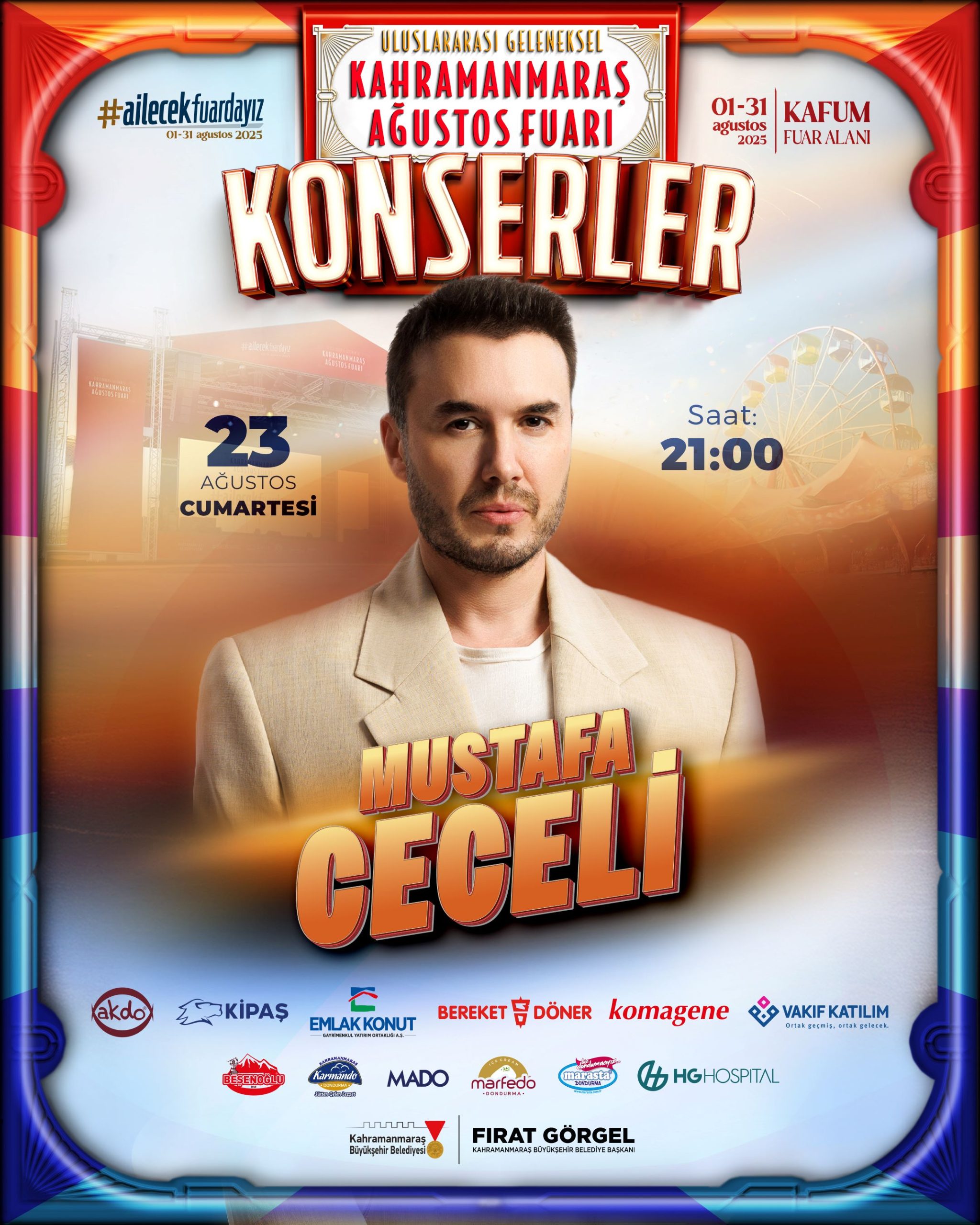 Fuarda Ceceli Gecesi; Pop Müziğin Yıldızı Sahne Alıyor