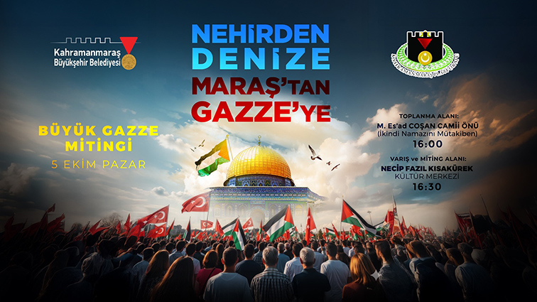 Kahramanmaraş, Gazze İçin Tek Yürek Oluyor