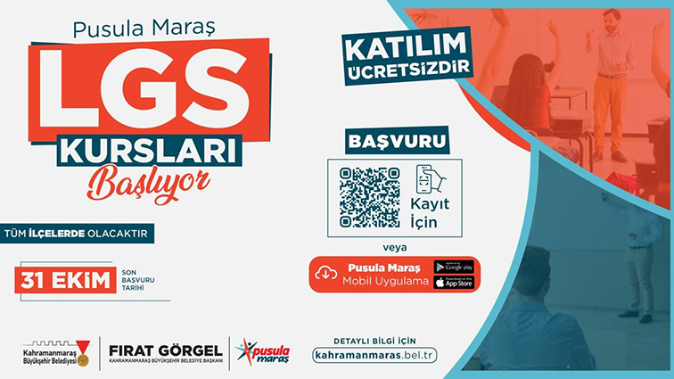 Büyükşehir’in Tüm İlçelerde Ücretsiz LGS Kurslarına Kayıtlar Başladı!