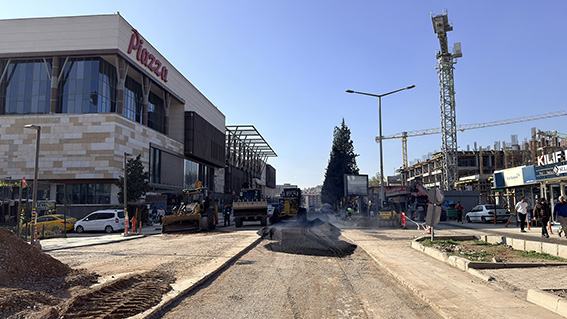 Haydar Aliyev Bulvarı’nda Altyapının Ardından Ulaşım Konforu Artırılıyor