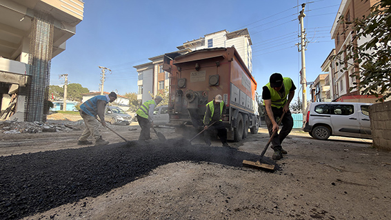 Altyapının Ardından Yol Onarımları da Hızla Devam Ediyor