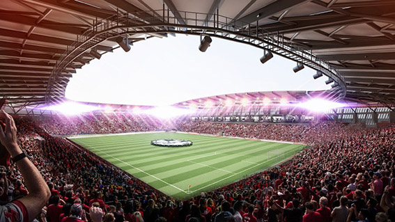 Kahramanmaraş Stadyumu’nda Temelden Tribüne Hızlı Yükseliş