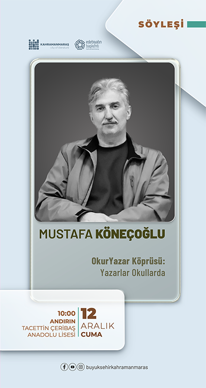 Büyükşehir’in Okur – Yazar Buluşması Andırın’da Devam Edecek