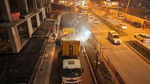 Deprem Sonrası Yerleşimlere Konforlu Ulaşım İçin Büyükşehir Sahada