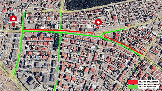 Trabzon Bulvarı’nda Geçici Trafik Düzenlemesine Gidilecek!