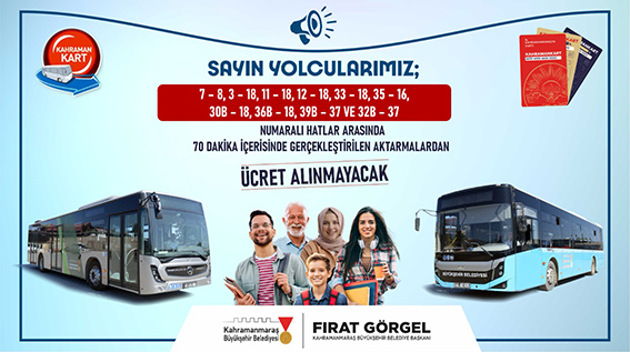 Büyükşehir’den Ücretsiz Aktarma