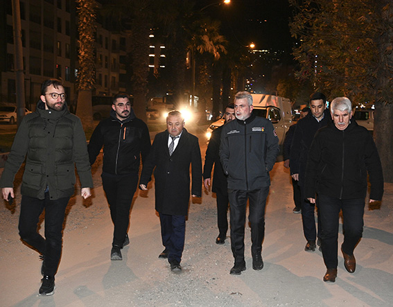 Başkan Görgel, Şehir Merkezindeki Alt ve Üstyapı Çalışmalarını Yerinde İnceledi