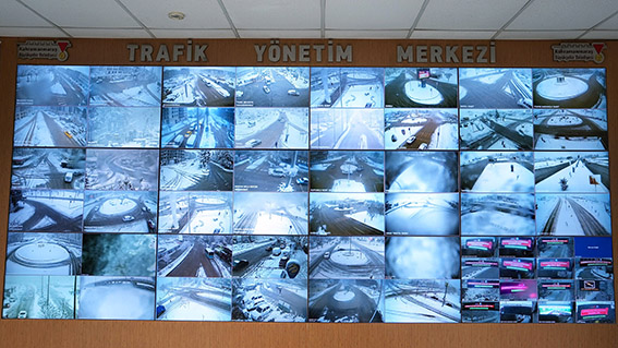 Ekipler Sahada, Şehir 7/24 Kameralarla Takipte