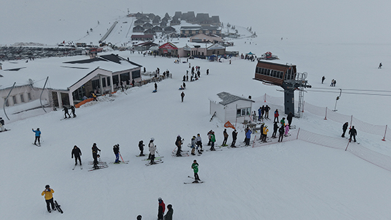 Yedikuyular, Hafta Sonu Binlerce Ziyaretçiyi Ağırladı