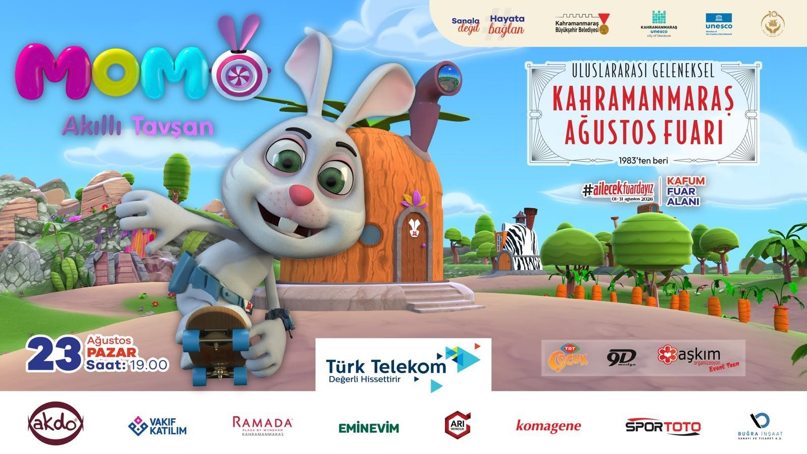 Geleneksel Ağustos Fuarı’nda 23 Ağustos’ta 3 Özel Program