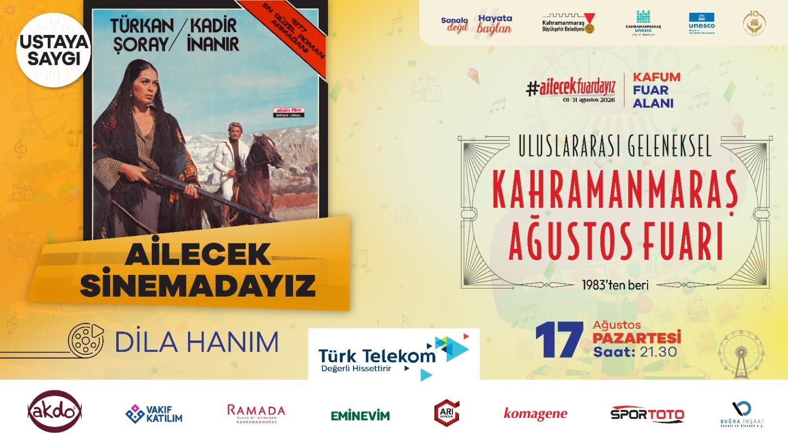 Ağustos Fuarı’nda Pazartesi Günü Önce Yarışma, Sonra Yeşilçam Keyfi