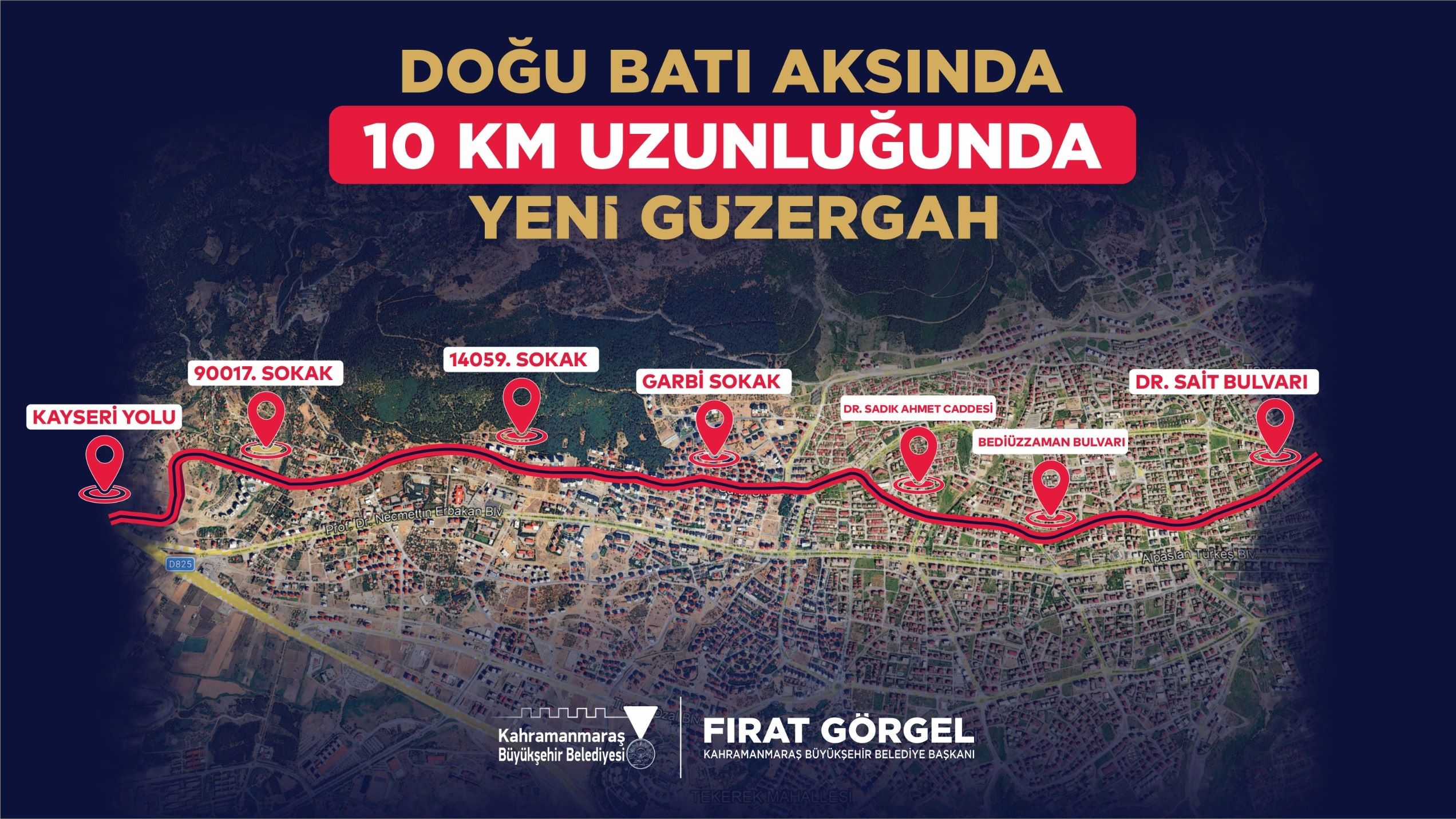 Başkan Görgel, Doğu-Batı Ulaşımını Güçlendirecek Çalışmaları Yerinde İnceledi