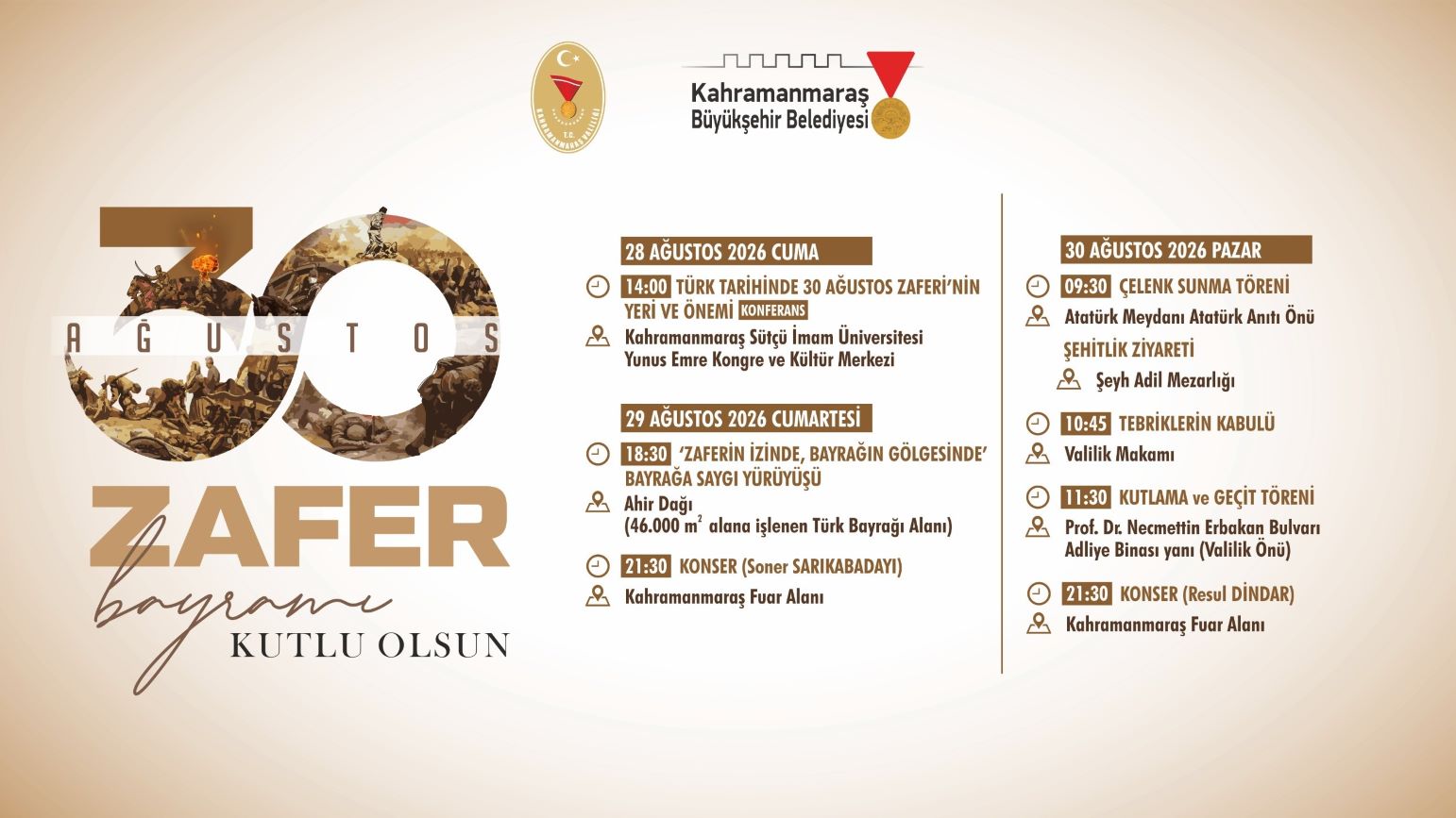 Zafer Bayramı Coşkusunu Birlikte Yaşayalım